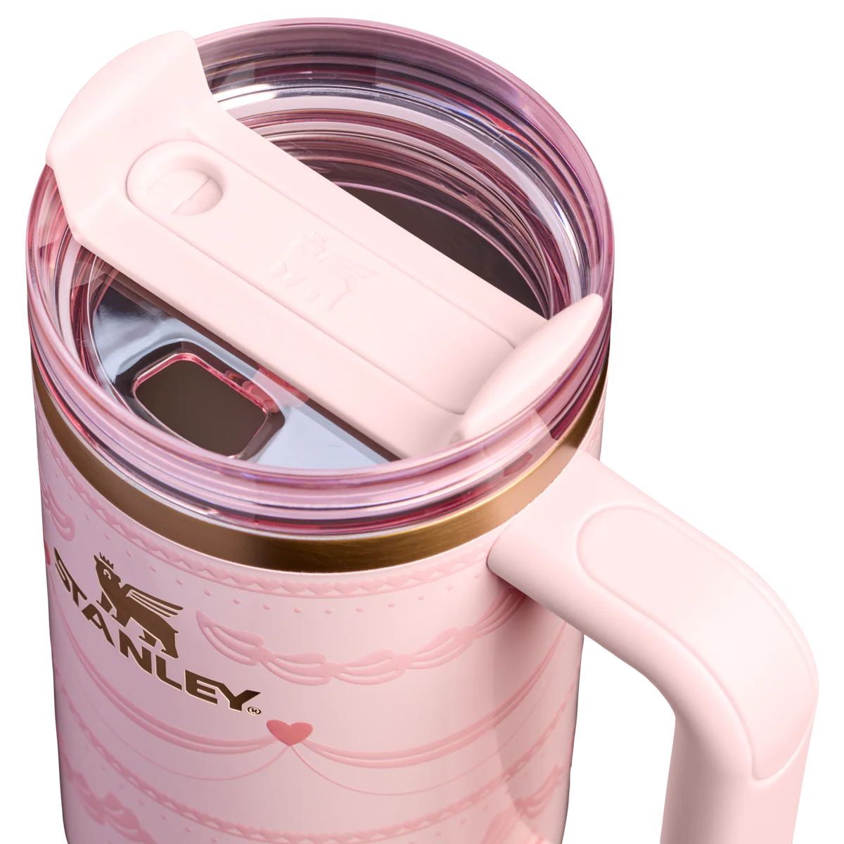 Stanley The Valentine's Day Quencher H2.0 Flowstate™ Tumbler | 30 OZ in Pink Velvet Cake
