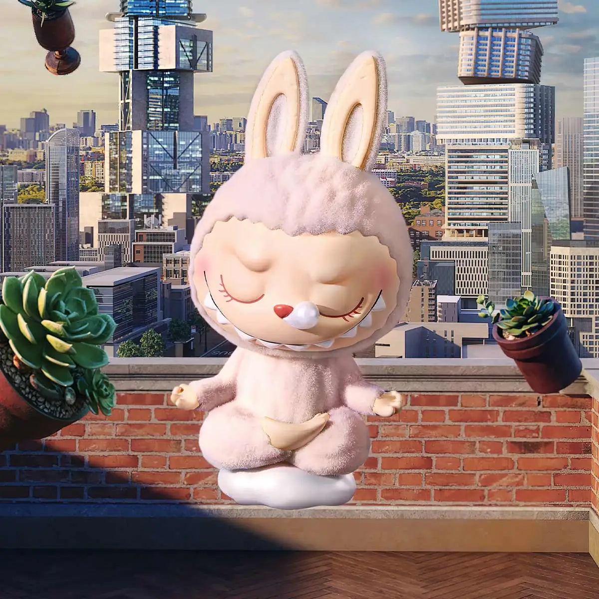 Labubu THE MONSTERS Lazy Yoga Series Figures (1 box)