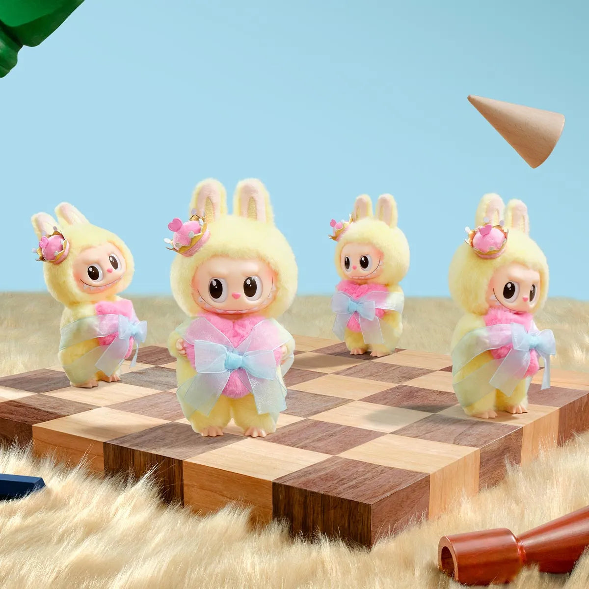 Labubu THE MONSTERS Let's Checkmate Series-Vinyl Plush Hanging Card
