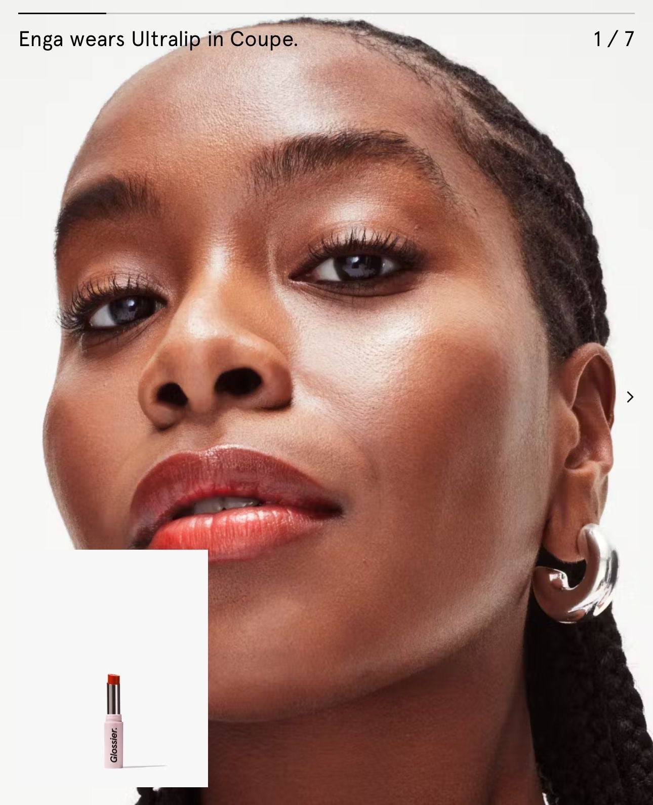 Glossier Ultralip lipstick