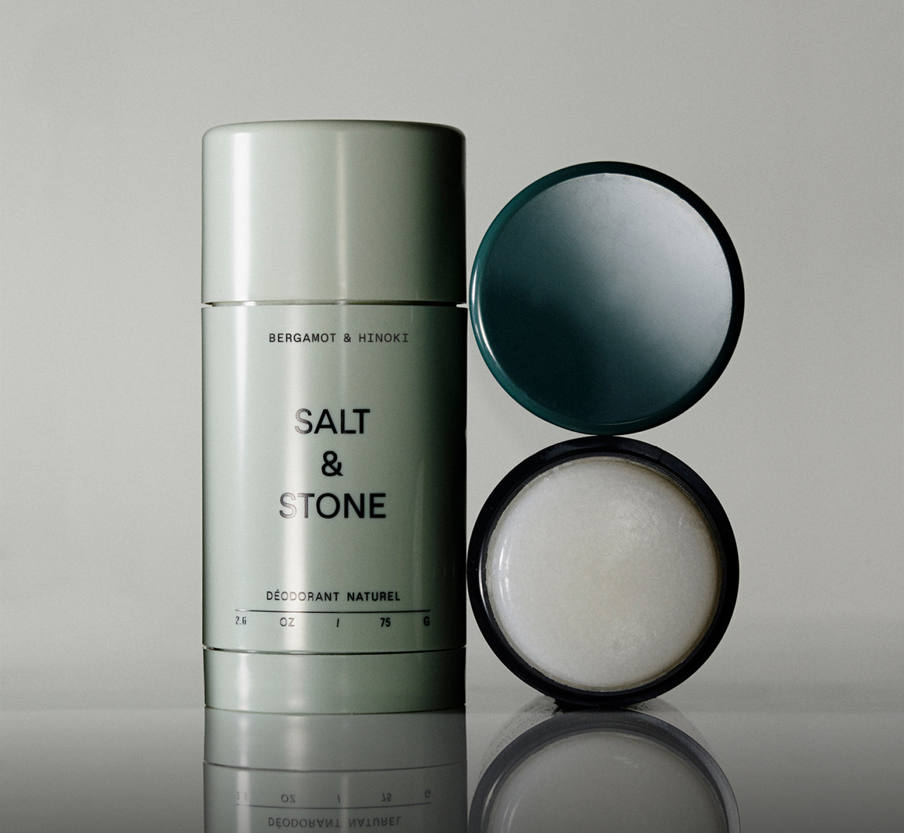 SALT AND STONE BERGAMOT & HINOKI DEODORANT 2.6 OZ / 75 G