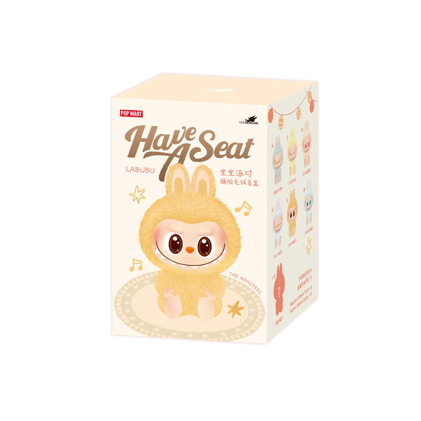 LABUBU THE MONSTERS - Have a Seat Vinyl Plush Dolls (1x each) Blind Box