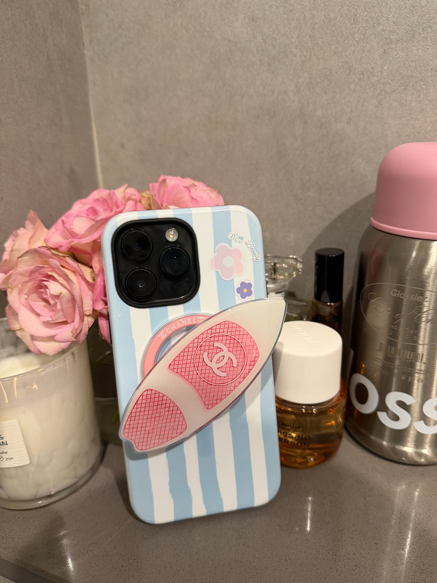 Summer shrimp case + free chanel boat phone snap-on