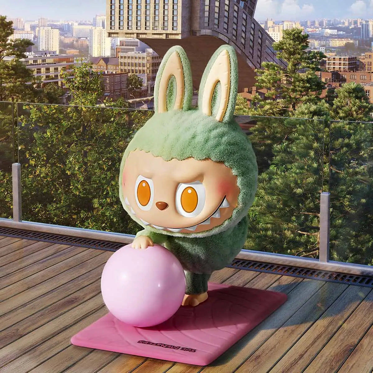 Labubu THE MONSTERS Lazy Yoga Series Figures (1 box)