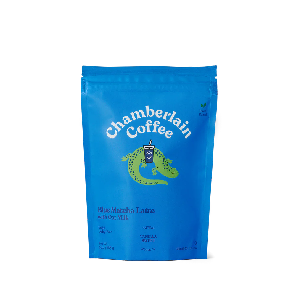 chamberlain blue matcha latte