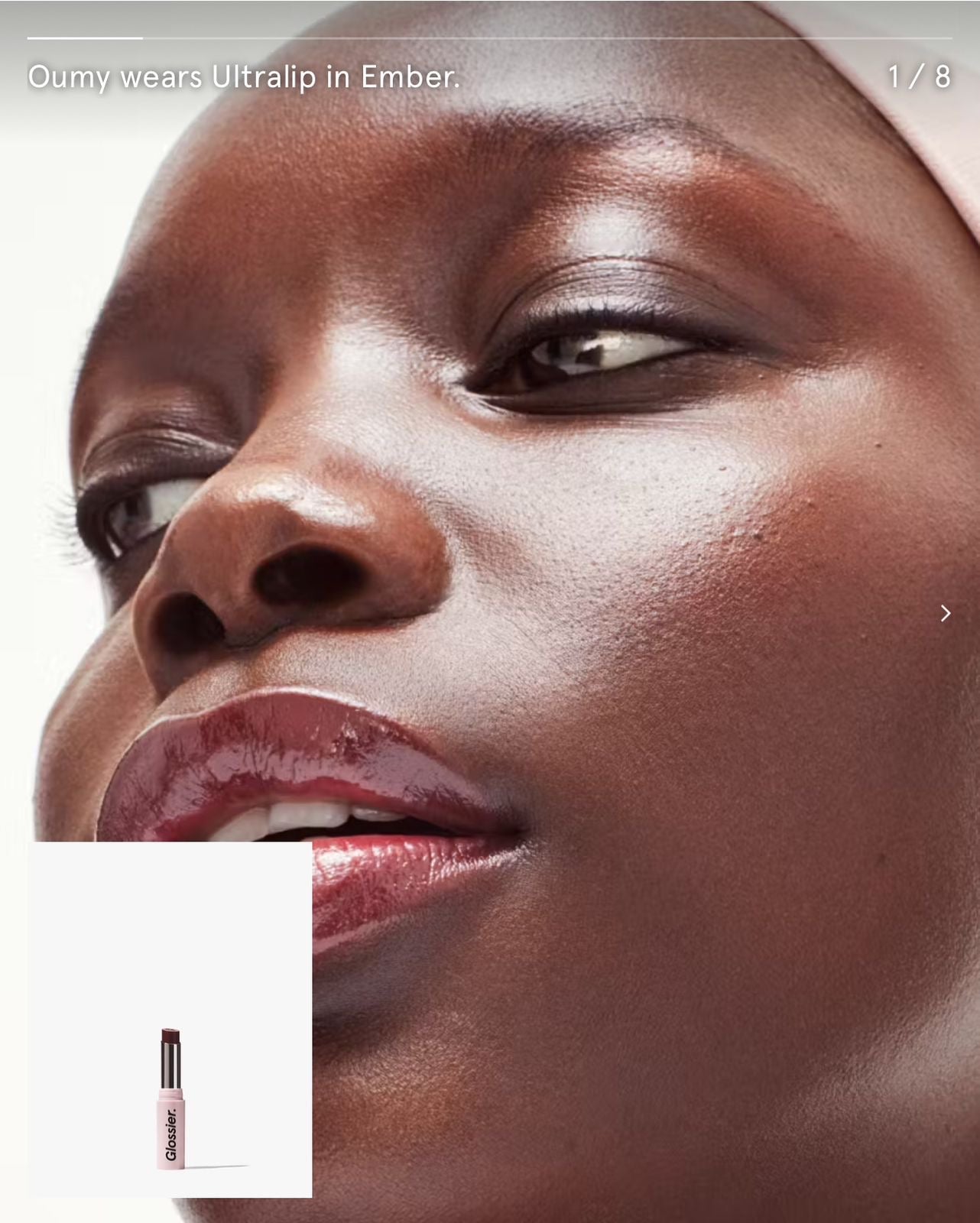 Glossier Ultralip lipstick