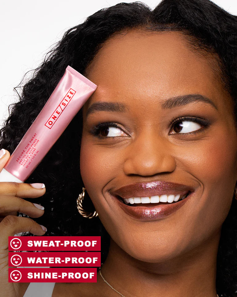ONE SIZE SECURE THE SWEAT
SWEAT-PROOF ALUMINUM-FREE PRIMER