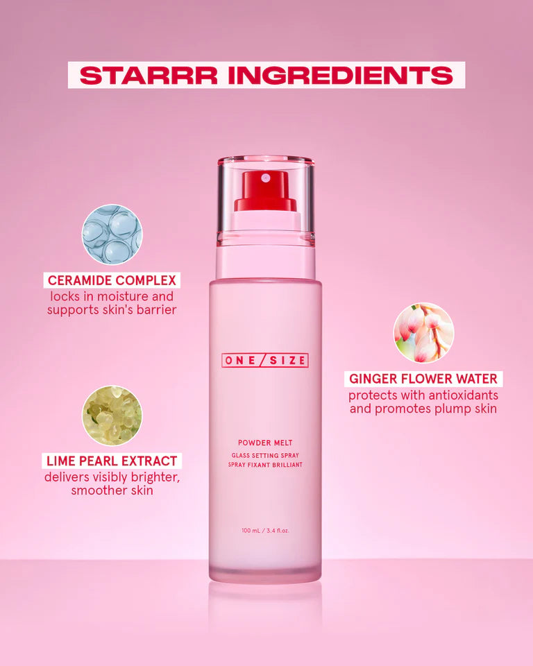 ONE SIZE POWDER MELT
GLASS SETTING SPRAY