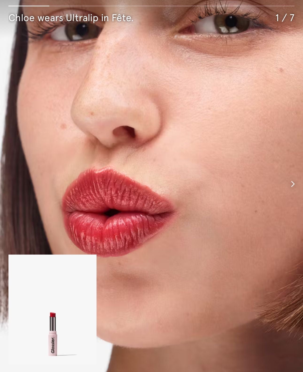 Glossier Ultralip lipstick