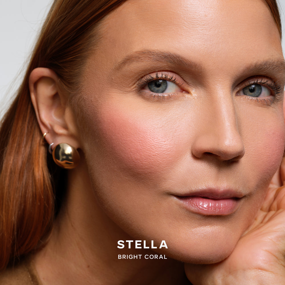 SAIE SUPERSUEDE™ BAKED POWDER BLUSH - STELLA
bright coral