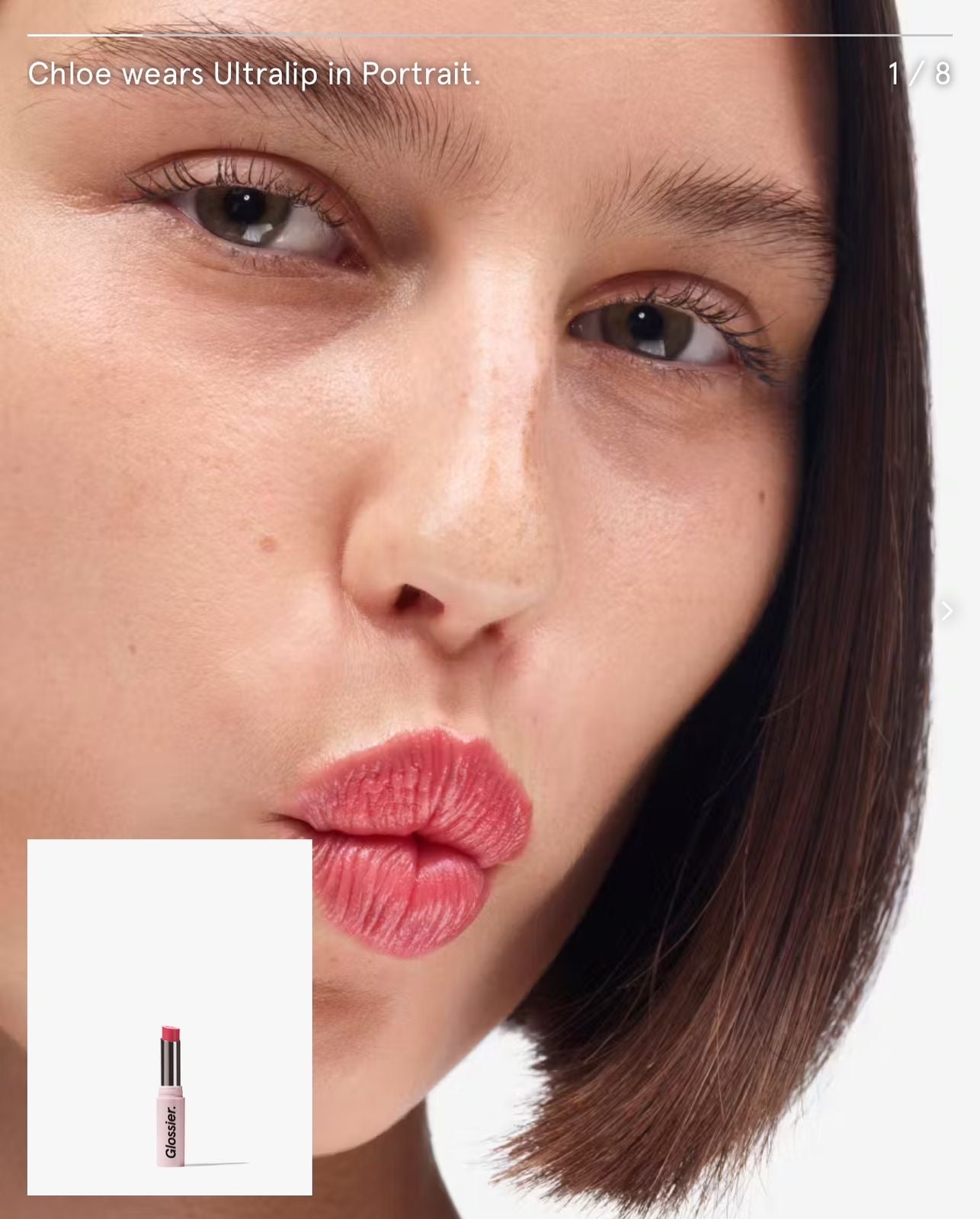 Glossier Ultralip lipstick