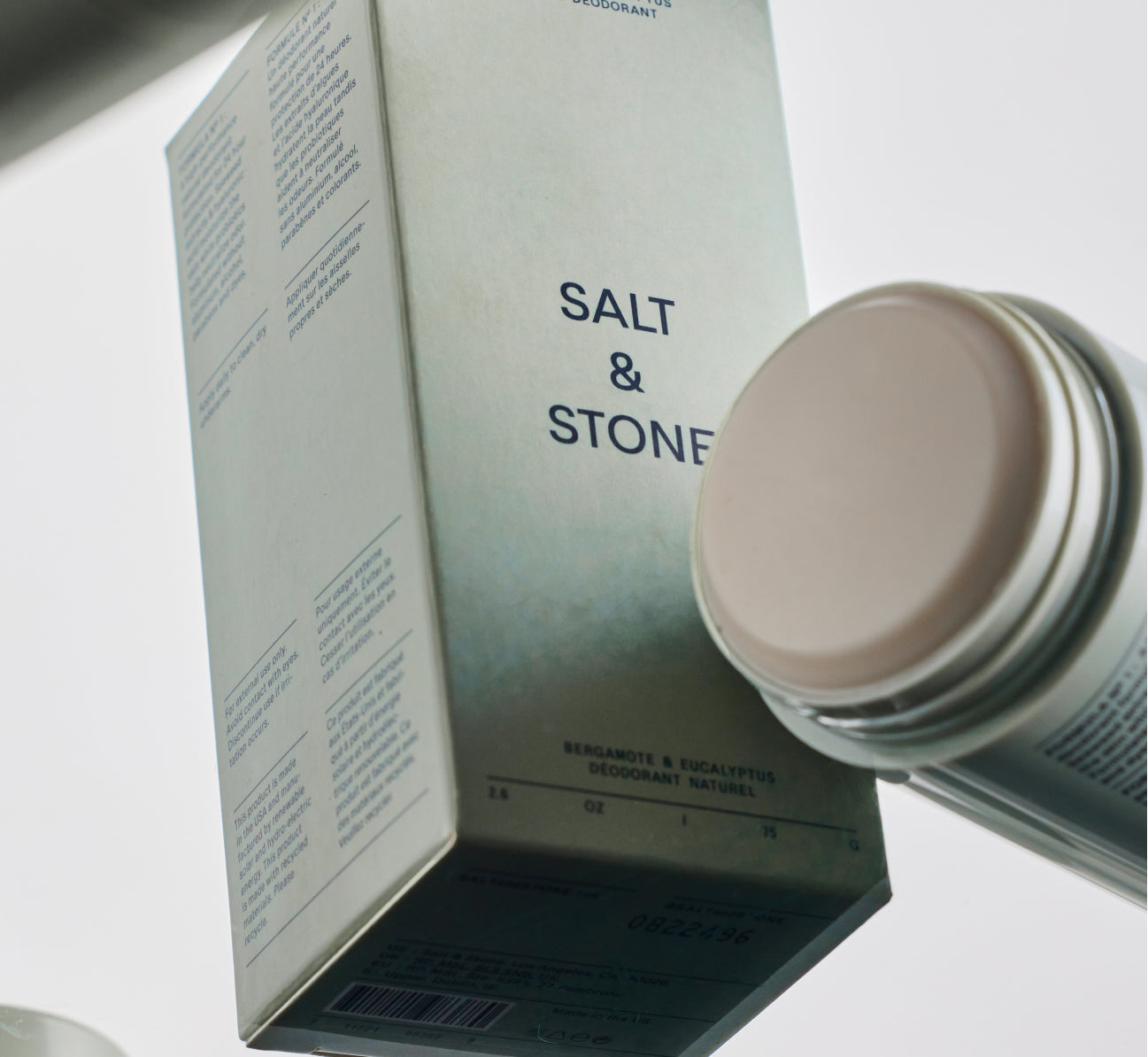 SALT AND STONE BERGAMOT & HINOKI DEODORANT 2.6 OZ / 75 G