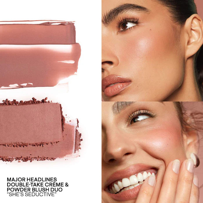 PATRICK TA
Major Headlines Double-Take Crème & Powder Blush Duo - She's Seductive - warm mauve rose