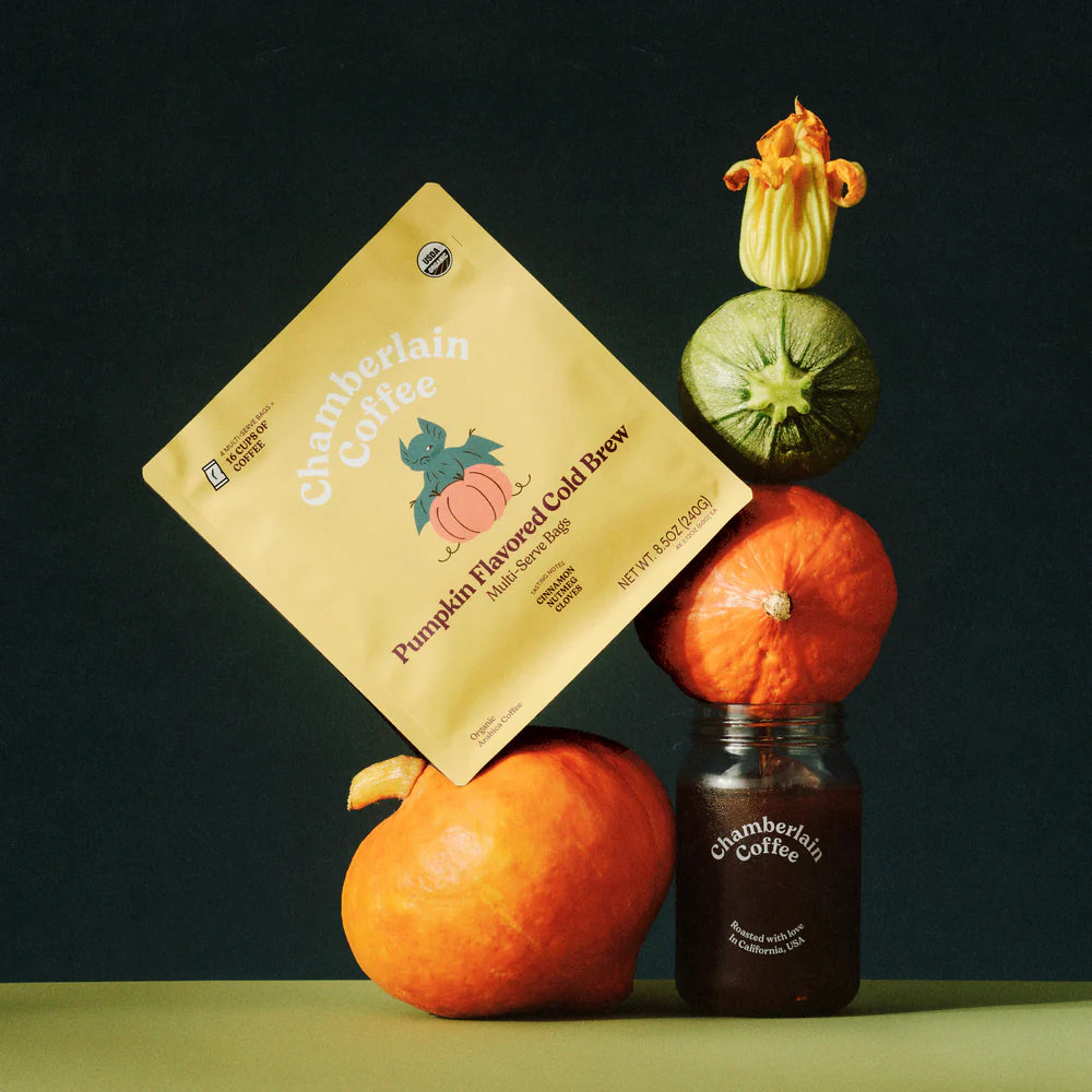 chamberlain coffee pumpkin spice xl cold brew bag