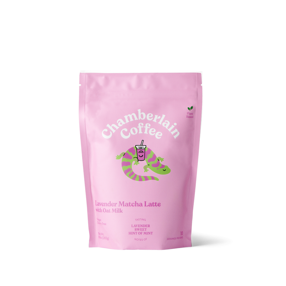 Chamberlain Coffee lavender matcha latte