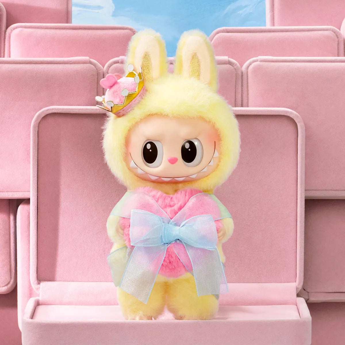 Labubu THE MONSTERS Let's Checkmate Series-Vinyl Plush Hanging Card
