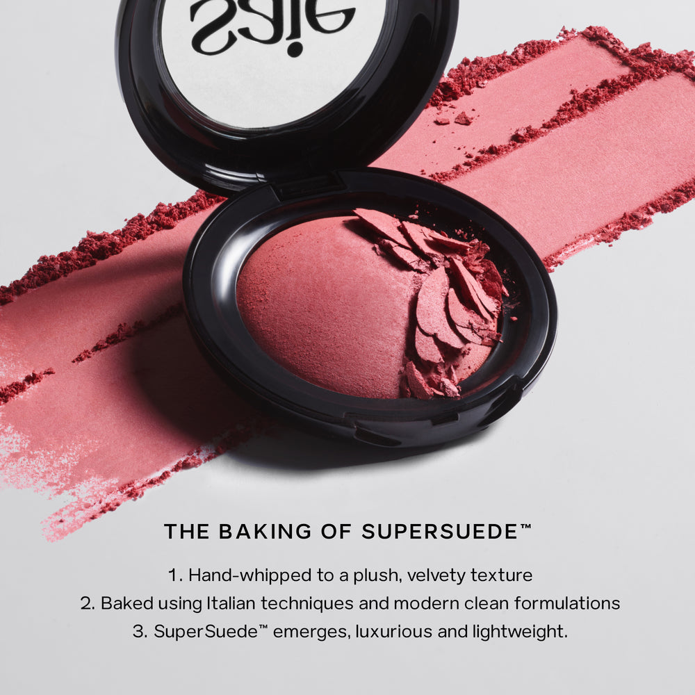 SAIE SUPERSUEDE™ BAKED POWDER BLUSH - STELLA
bright coral