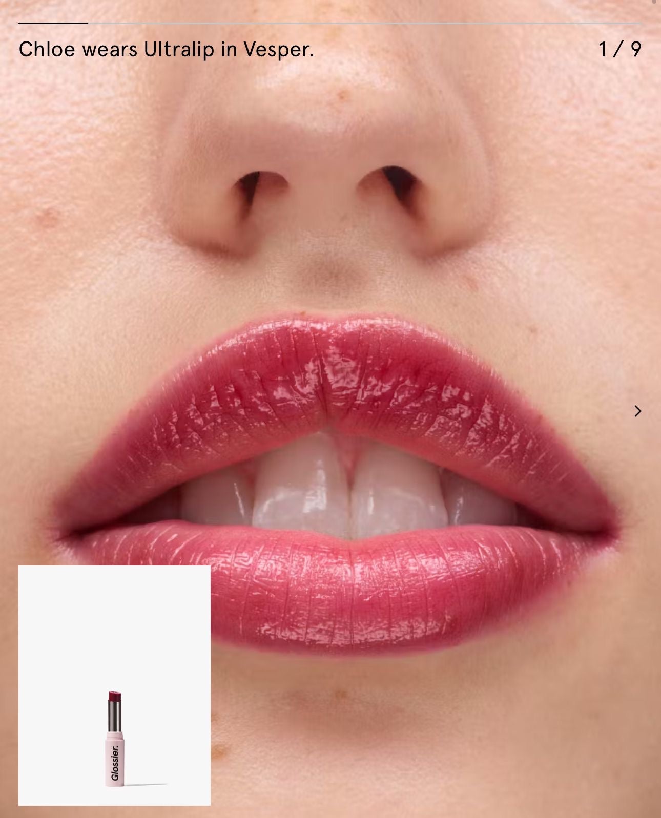 Glossier Ultralip lipstick