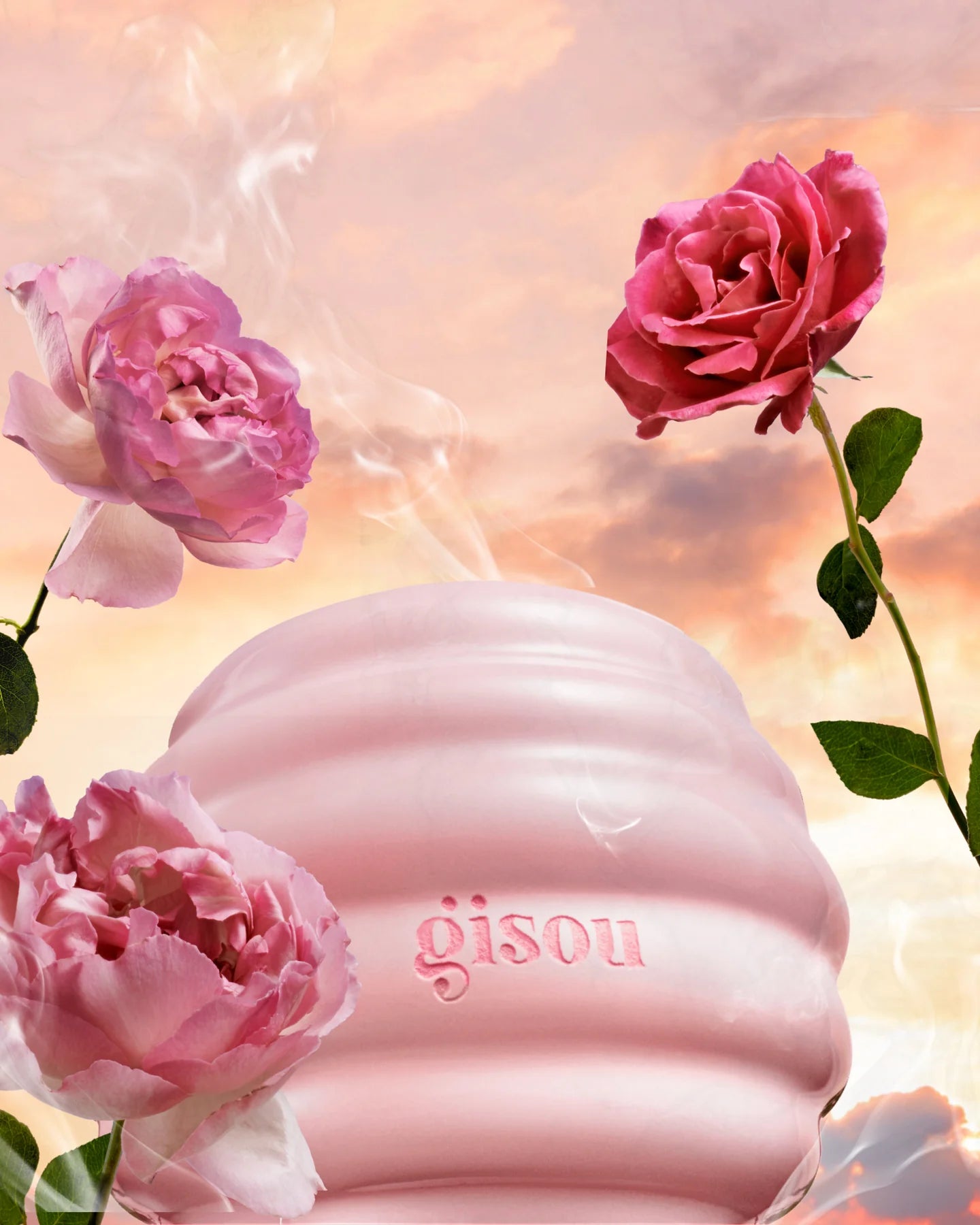 Gisou Honey Scented Candle - Wild Rose