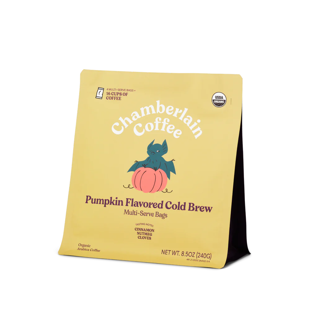 chamberlain coffee pumpkin spice xl cold brew bag