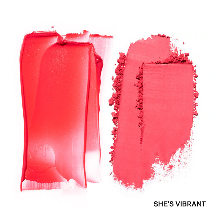 PATRICK TA Major Headlines Double-Take Crème and Powder Blush Duo - She's Vibrant - bright pinky coral