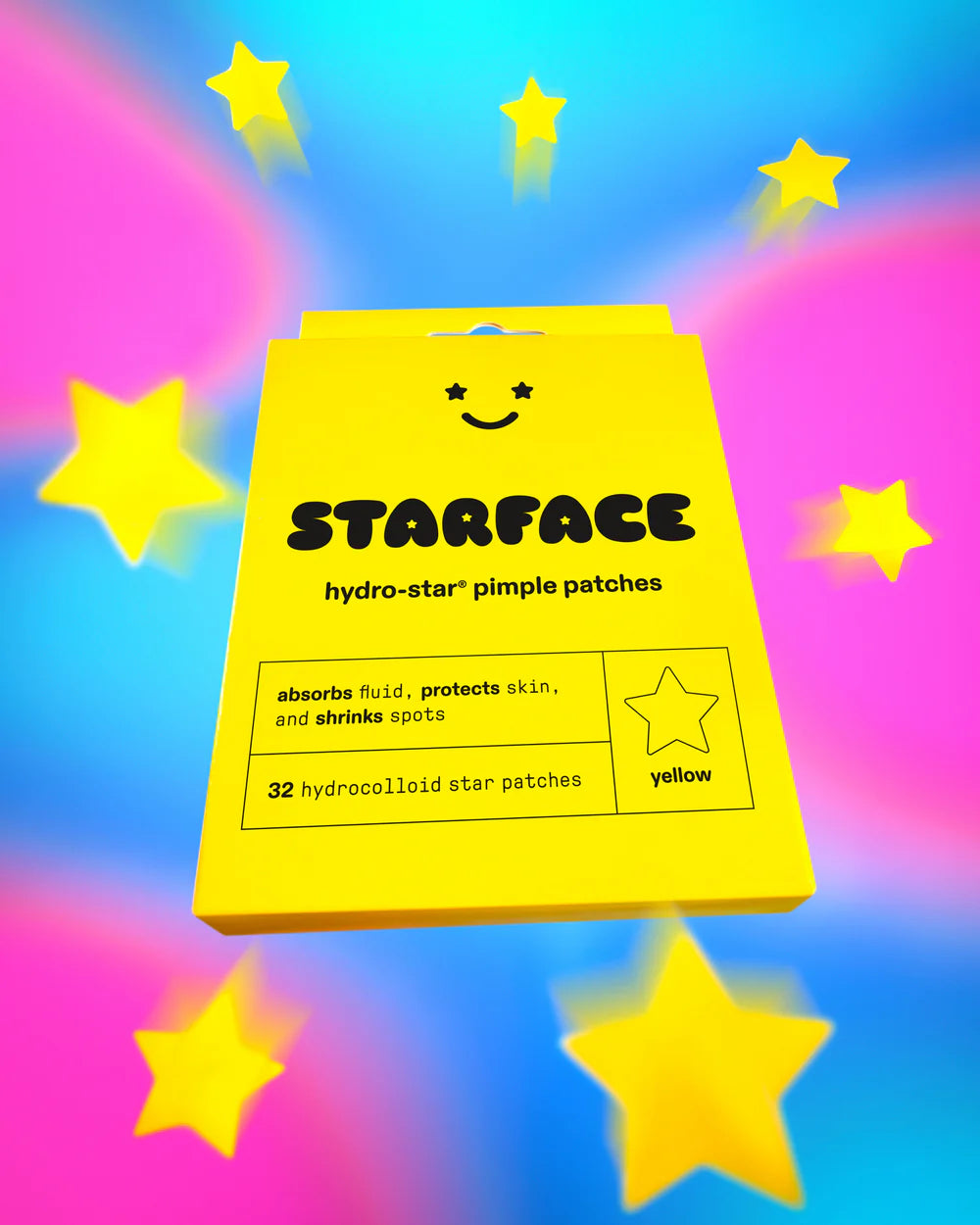 Starface hydro-star® refill
32 starry hydrocolloid pimple patches