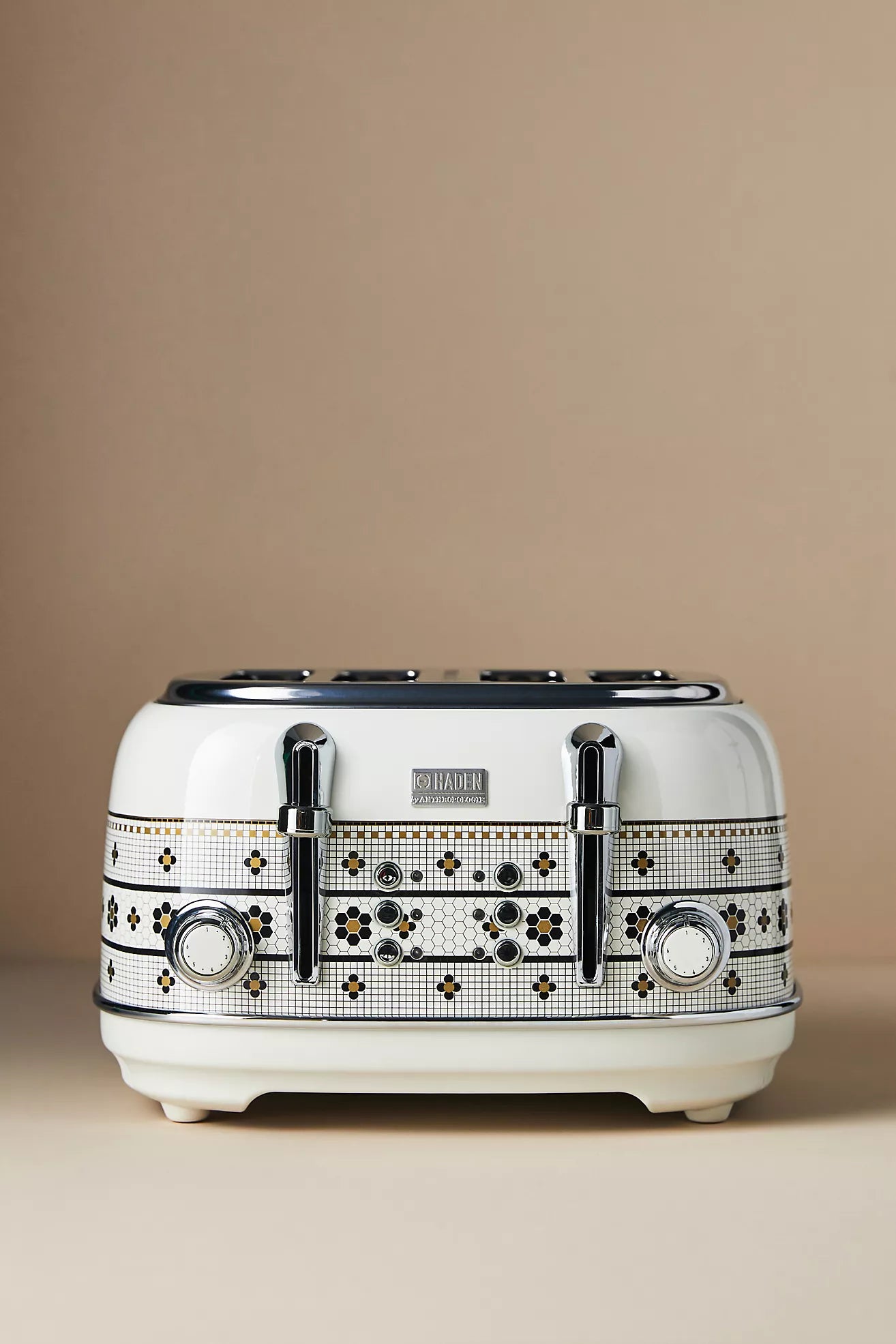 The BTS x Haden Four-Slice Toaster in BLACK & WHITE