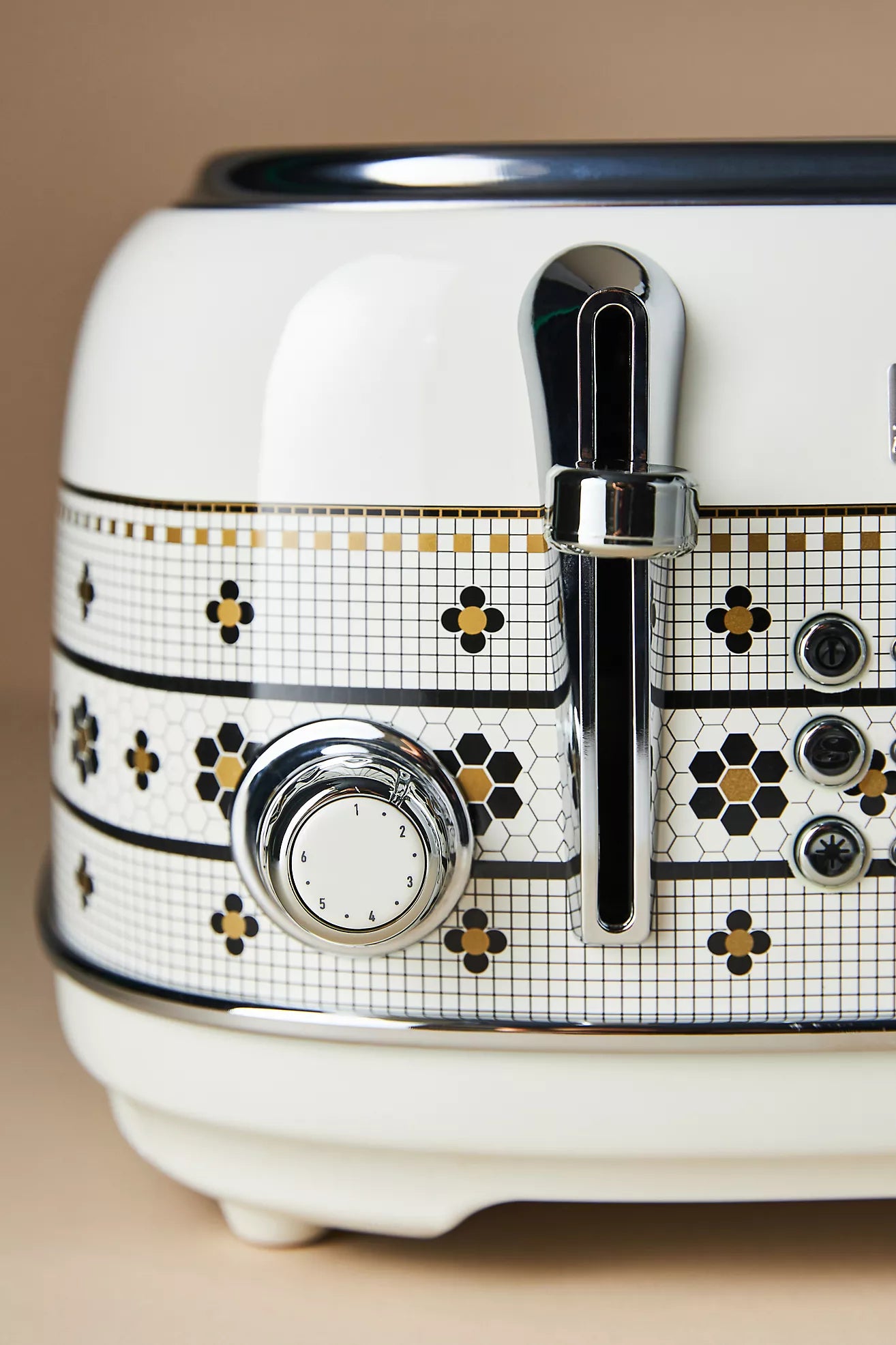 The BTS x Haden Four-Slice Toaster in BLACK & WHITE