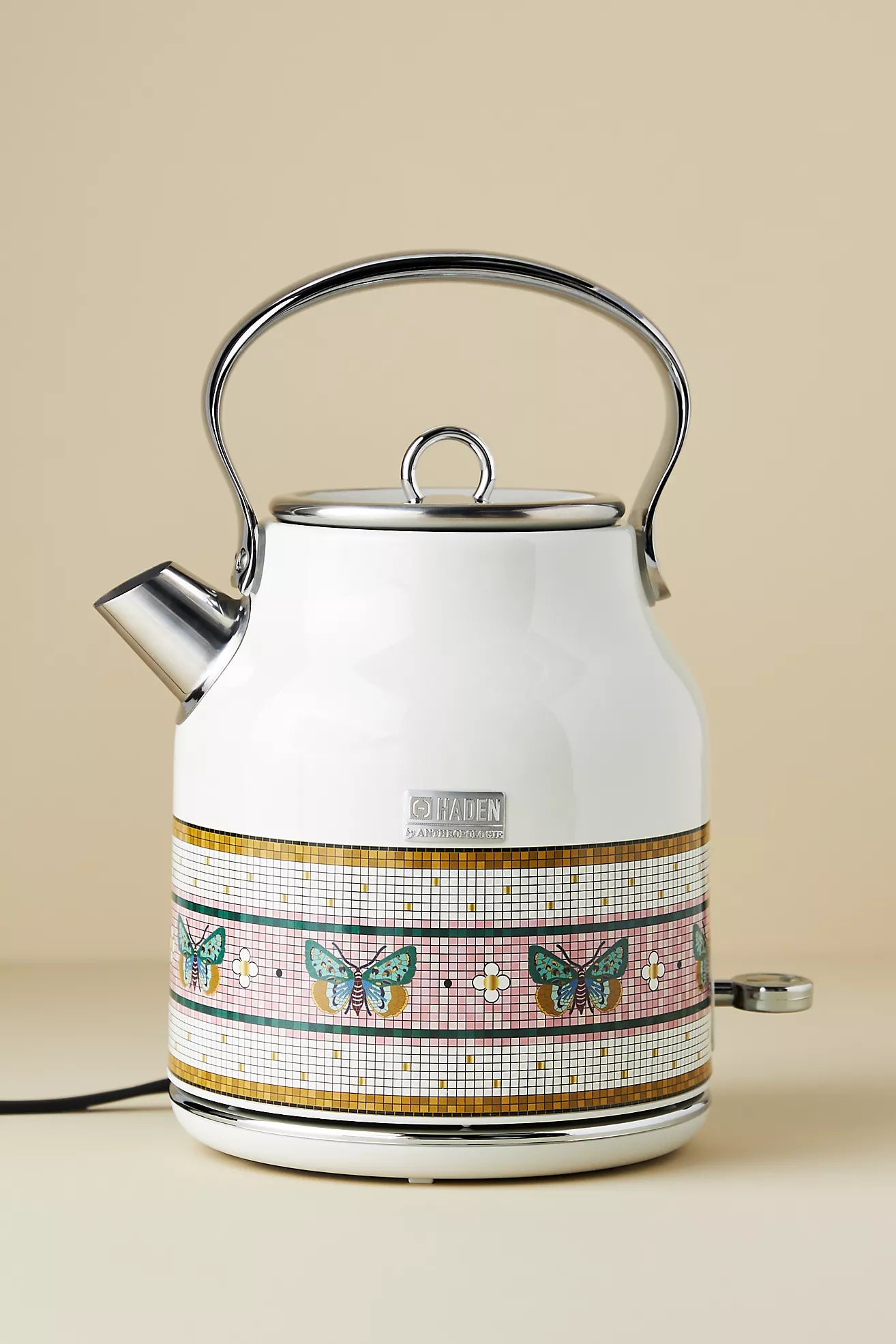 The BTS x Haden 1.7 Liter Electric Kettle in PINK