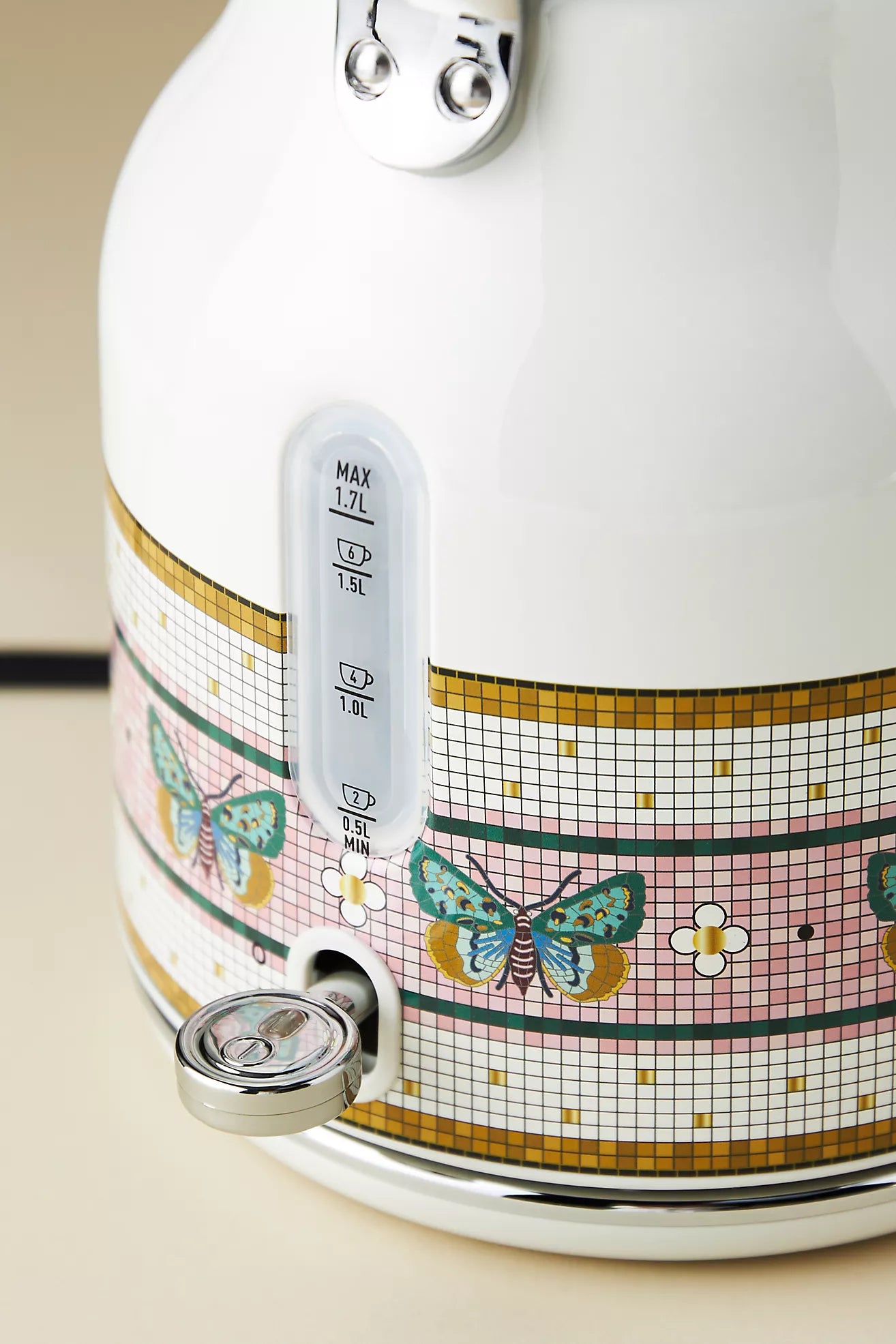 The BTS x Haden 1.7 Liter Electric Kettle in PINK
