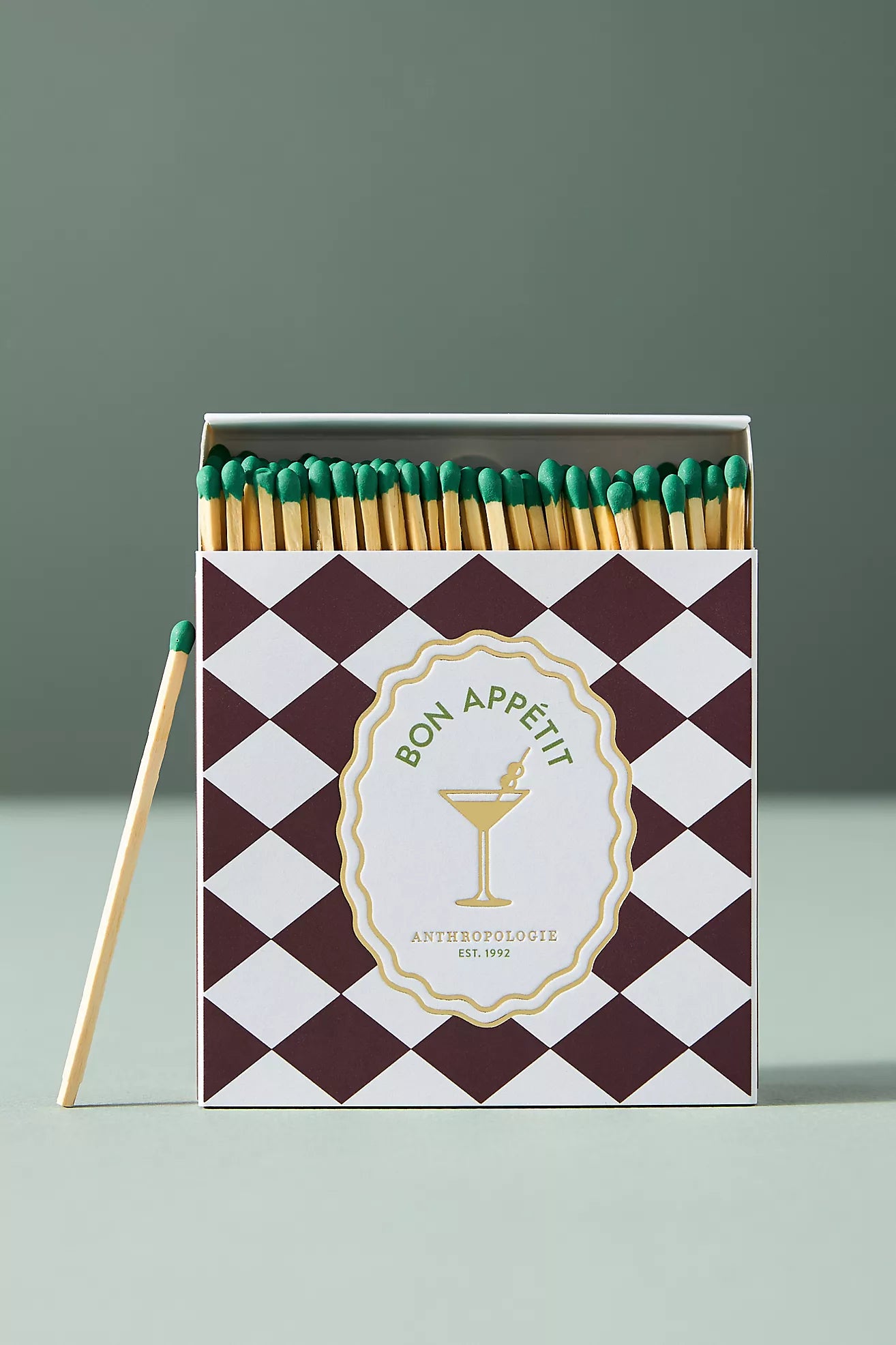 Anthropologie Bon Appétit Matchbox - BROWN