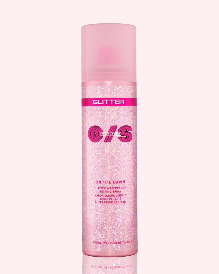 ONE SIZE ON 'TIL DAWN
GLITTER WATERPROOF SETTING SPRAY