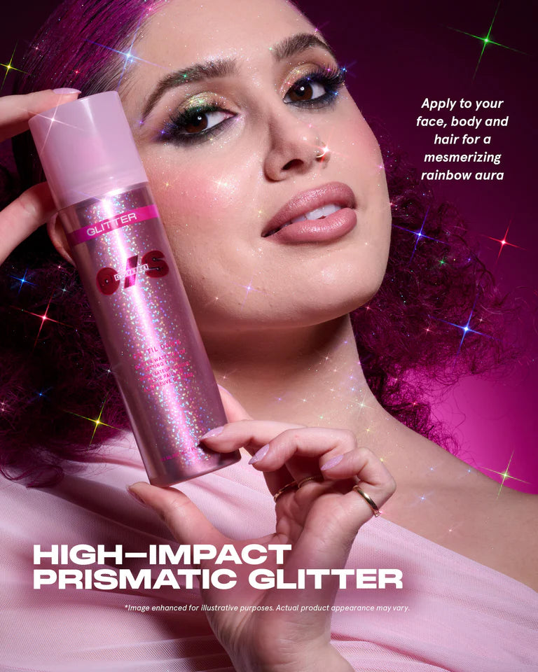 ONE SIZE ON 'TIL DAWN
GLITTER WATERPROOF SETTING SPRAY