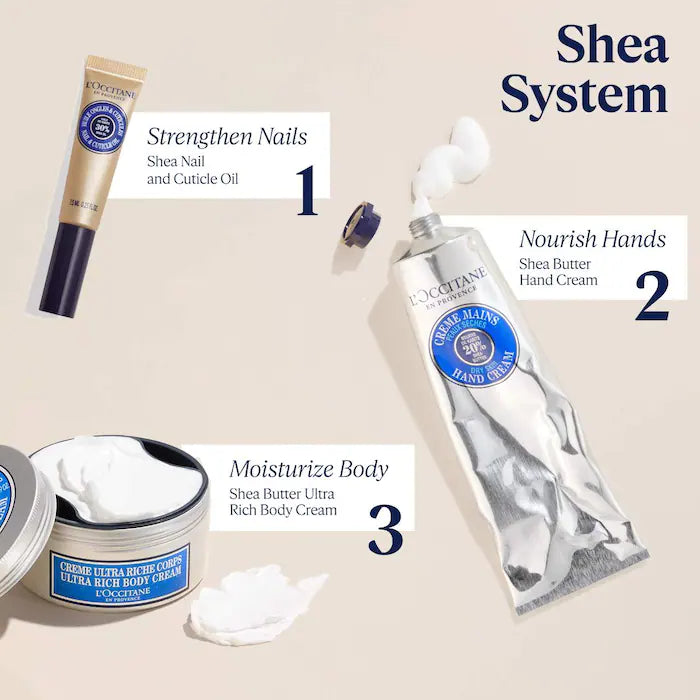 L'Occitane
Nourishing and Protective Shea Butter Hand Cream 5.2 oz/ 150 mL