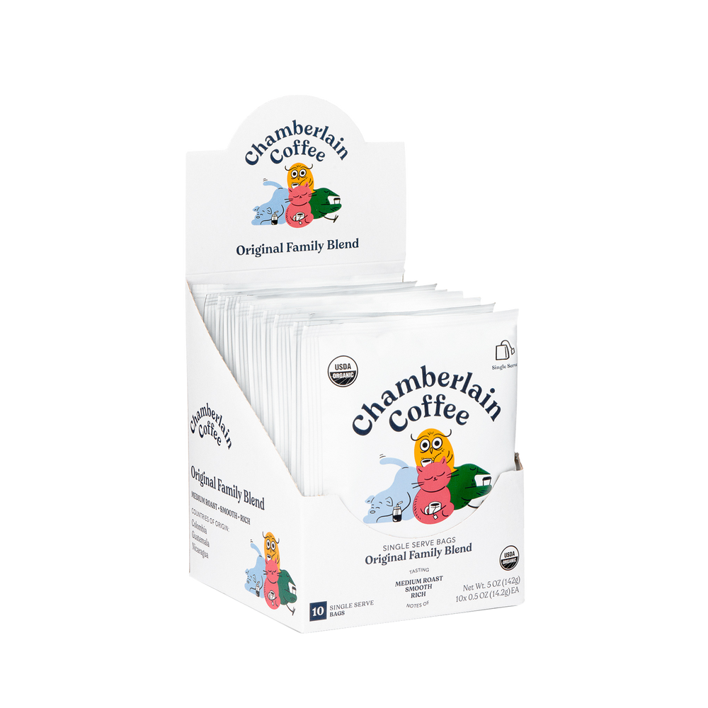 Chamberlain organic original medium cold brew singles