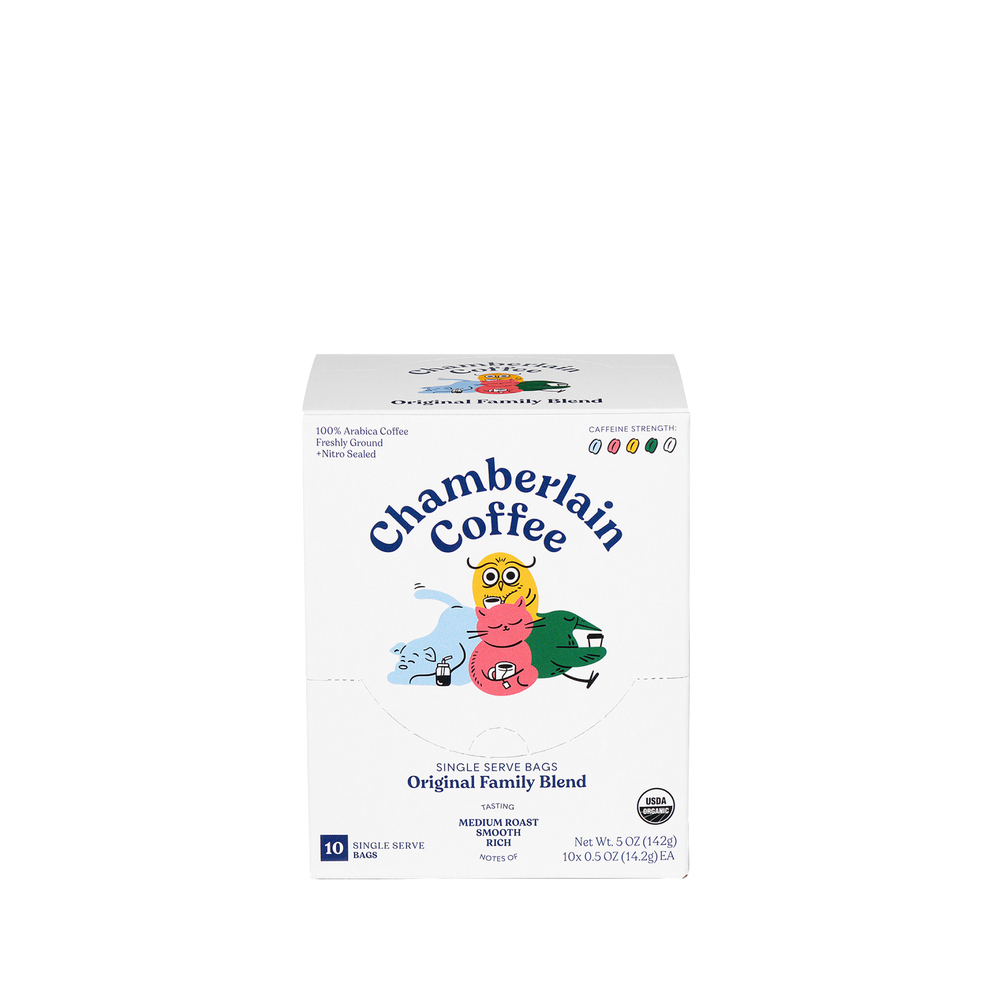 Chamberlain organic original medium cold brew singles