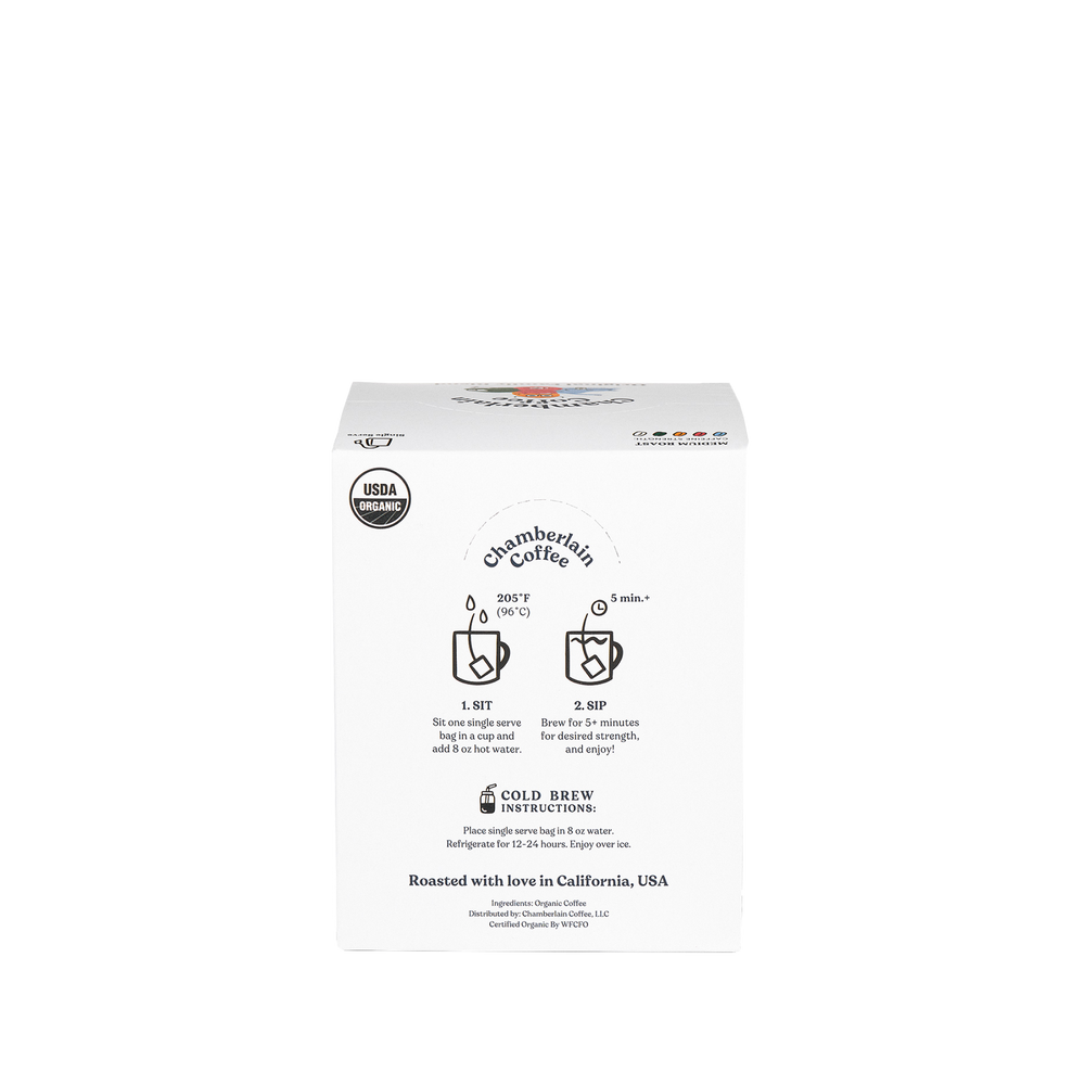 Chamberlain organic original medium cold brew singles