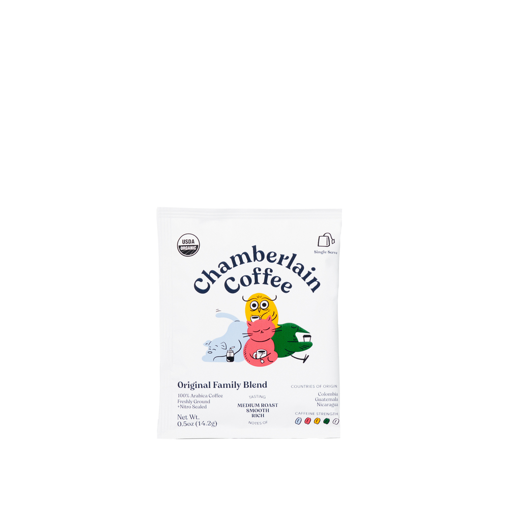 Chamberlain organic original medium cold brew singles
