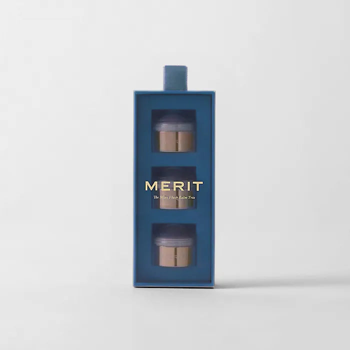 MERIT
Mini Flush Balm Cream Blush Trio Set