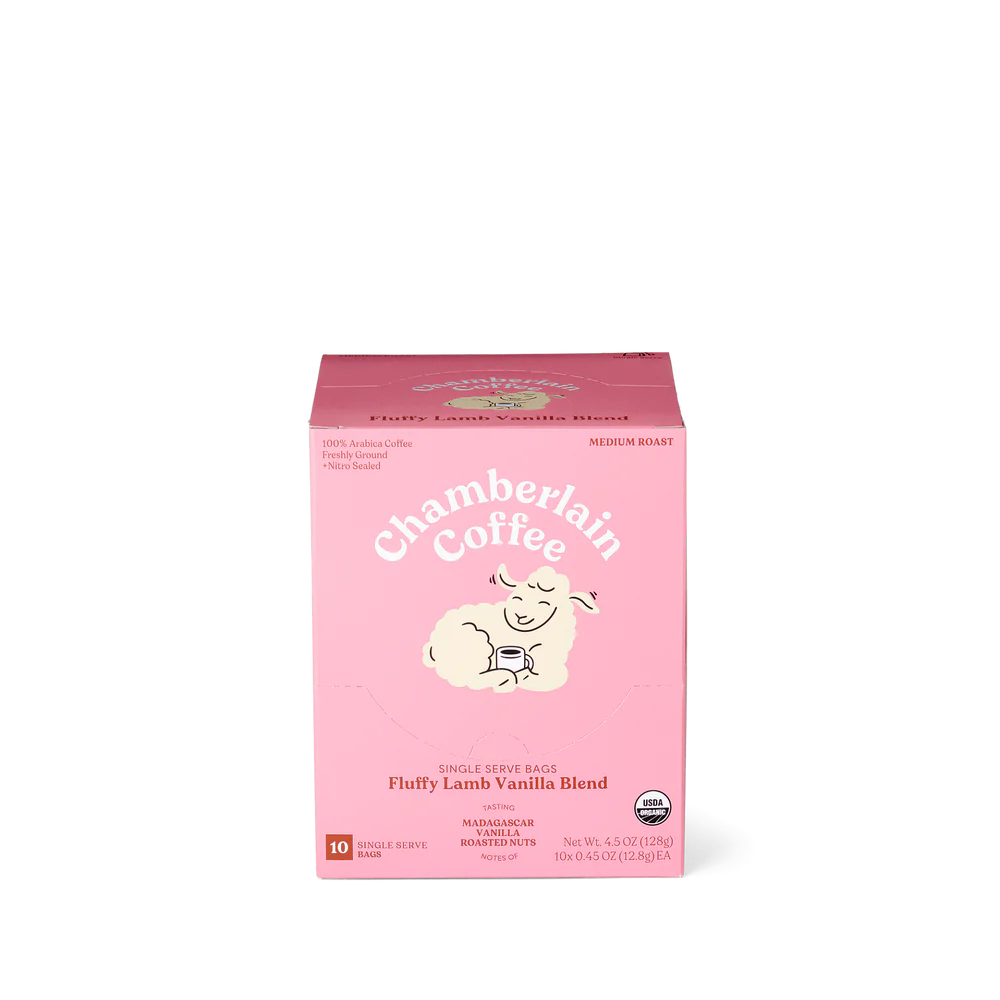 chamberlain coffee fluffy lamb vanilla cold brew coffee singles