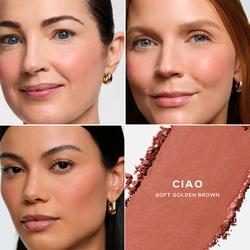 SAIE SUPERSUEDE™ BAKED POWDER BLUSH - CIAO
soft golden brown