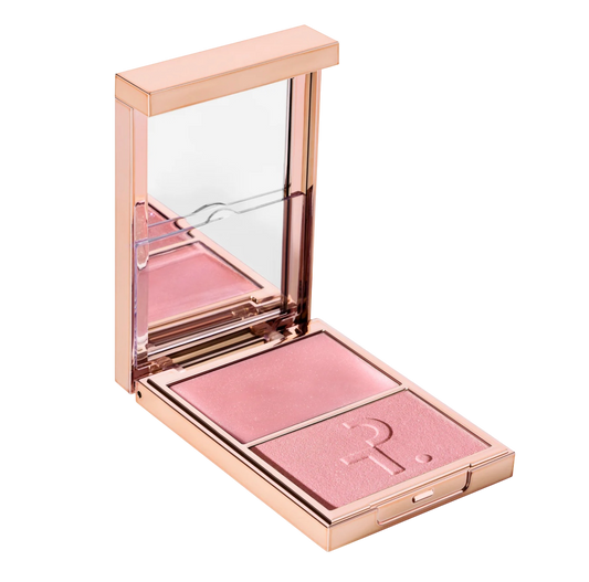 PATRICK TA
Major Glow Crème & Powder Light Reflecting Translucent Highlighter Duo: Baby - pink shimmer