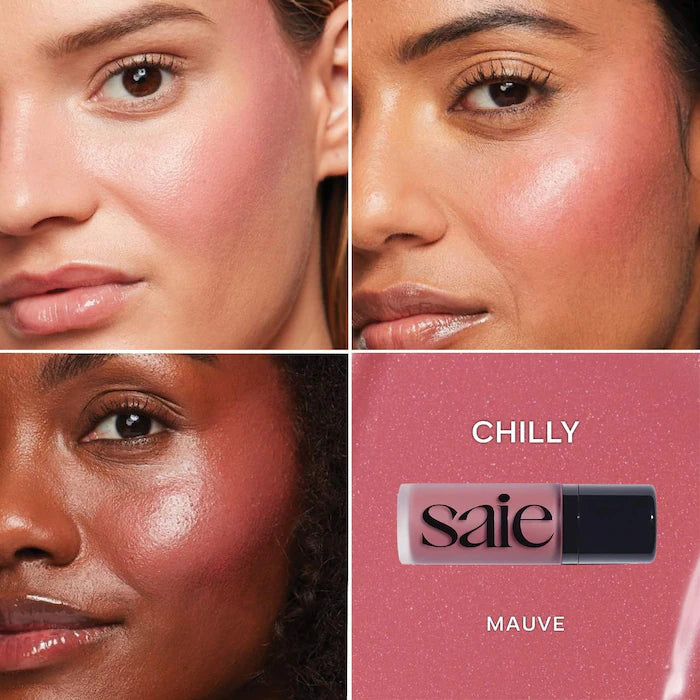 Saie Liquid Blush in Chilly - mauve