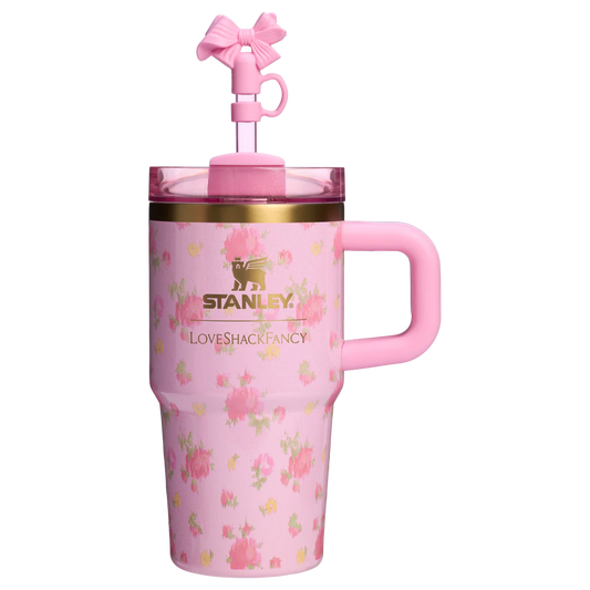 STANLEY 1913 X LOVESHACKFANCY QUENCHER H2.O FLOWSTATE™ TUMBLER WITH HANDLE | 20 OZ
