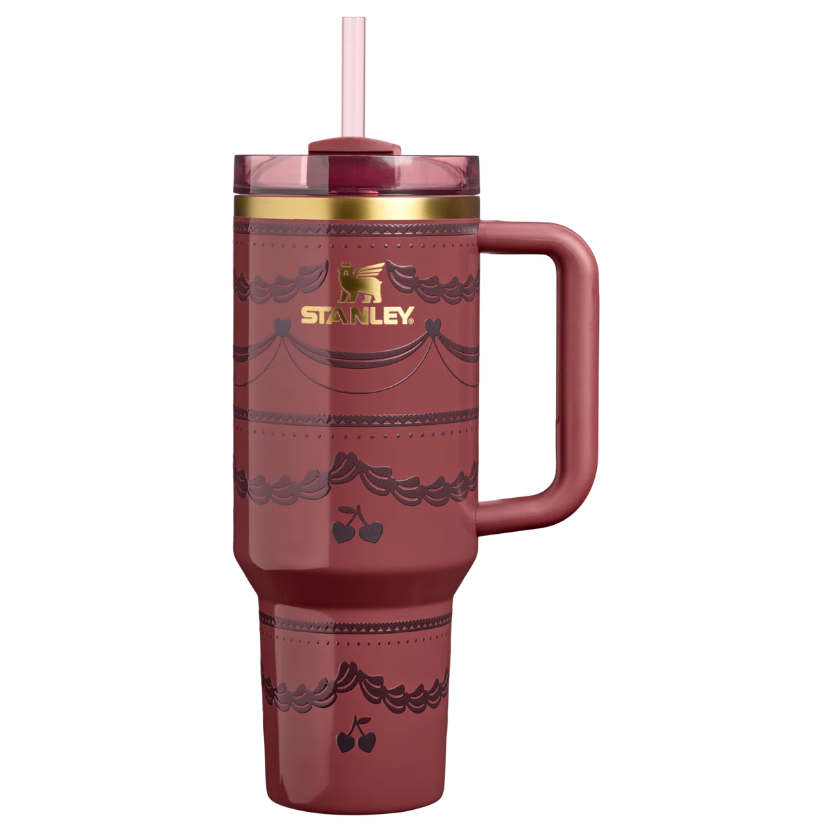 Stanley The Valentine's Day Quencher H2.0 Flowstate™ Tumbler | 40 OZ in Red Velvet Cake