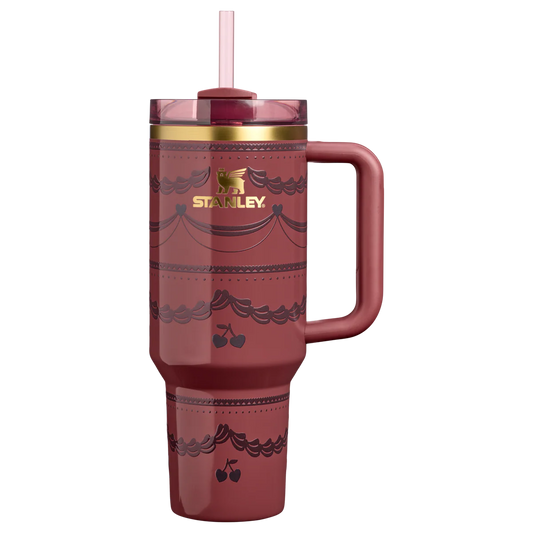 Stanley The Valentine's Day Quencher H2.0 Flowstate™ Tumbler | 40 OZ in Red Velvet Cake