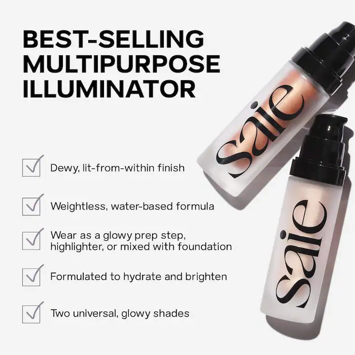 Saie Glowy Lightweight  Illuminator In Sunglow 1.0 oz/ 30 ML