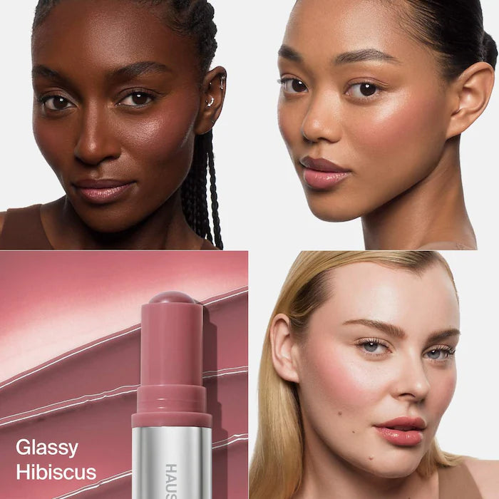 HAUS LABS Color Fuse Glassy Blush Balm Stick