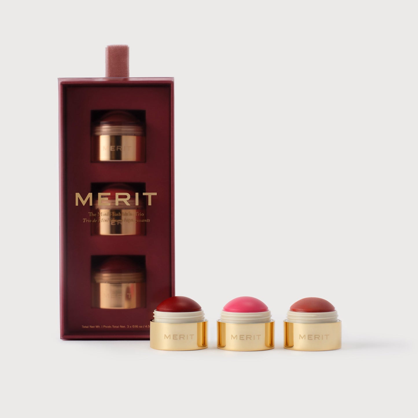 Merit The Mini Flush Balm Trio