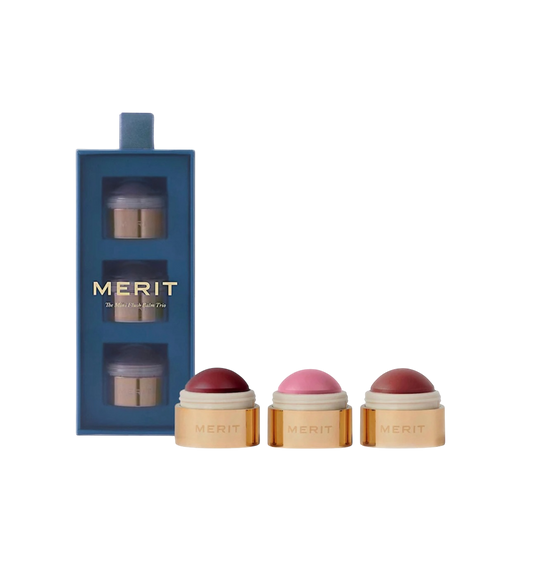 MERIT
Mini Flush Balm Cream Blush Trio Set